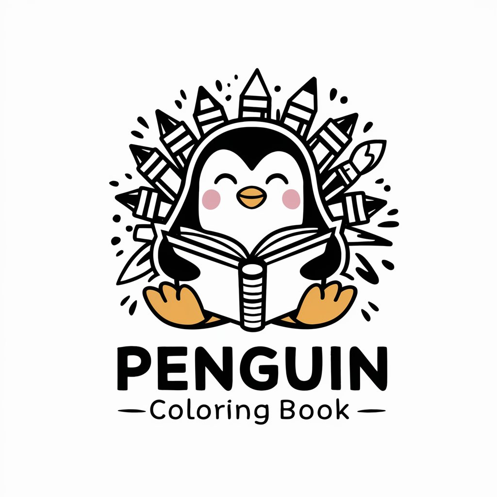 Penguin Coloring Book