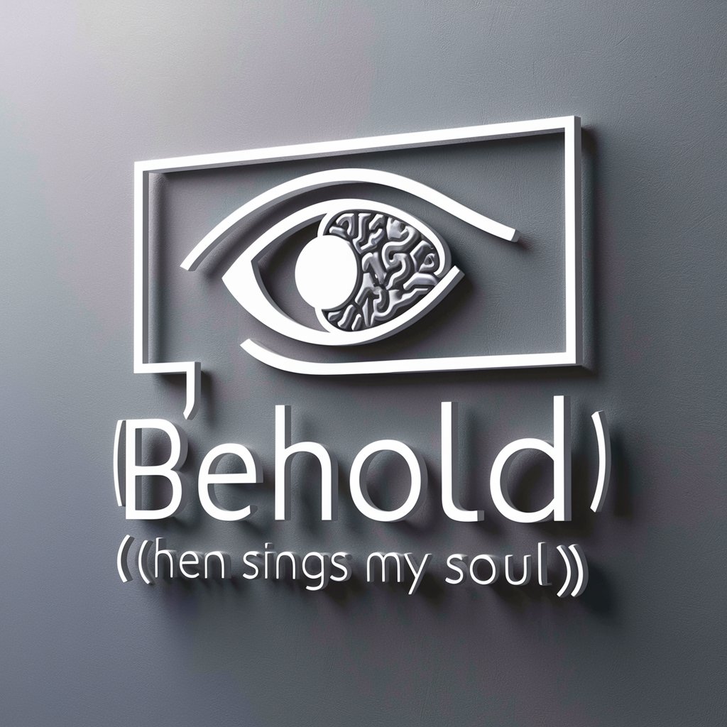 Behold (Then Sings My Soul) meaning?