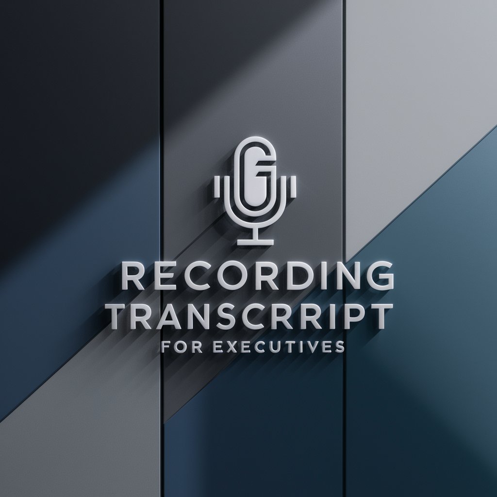 Recording Transcript Summarizer for Executives in GPT Store