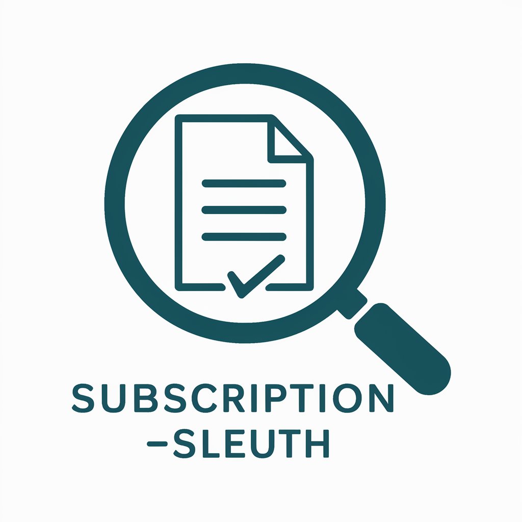 Subscription Sleuth in GPT Store
