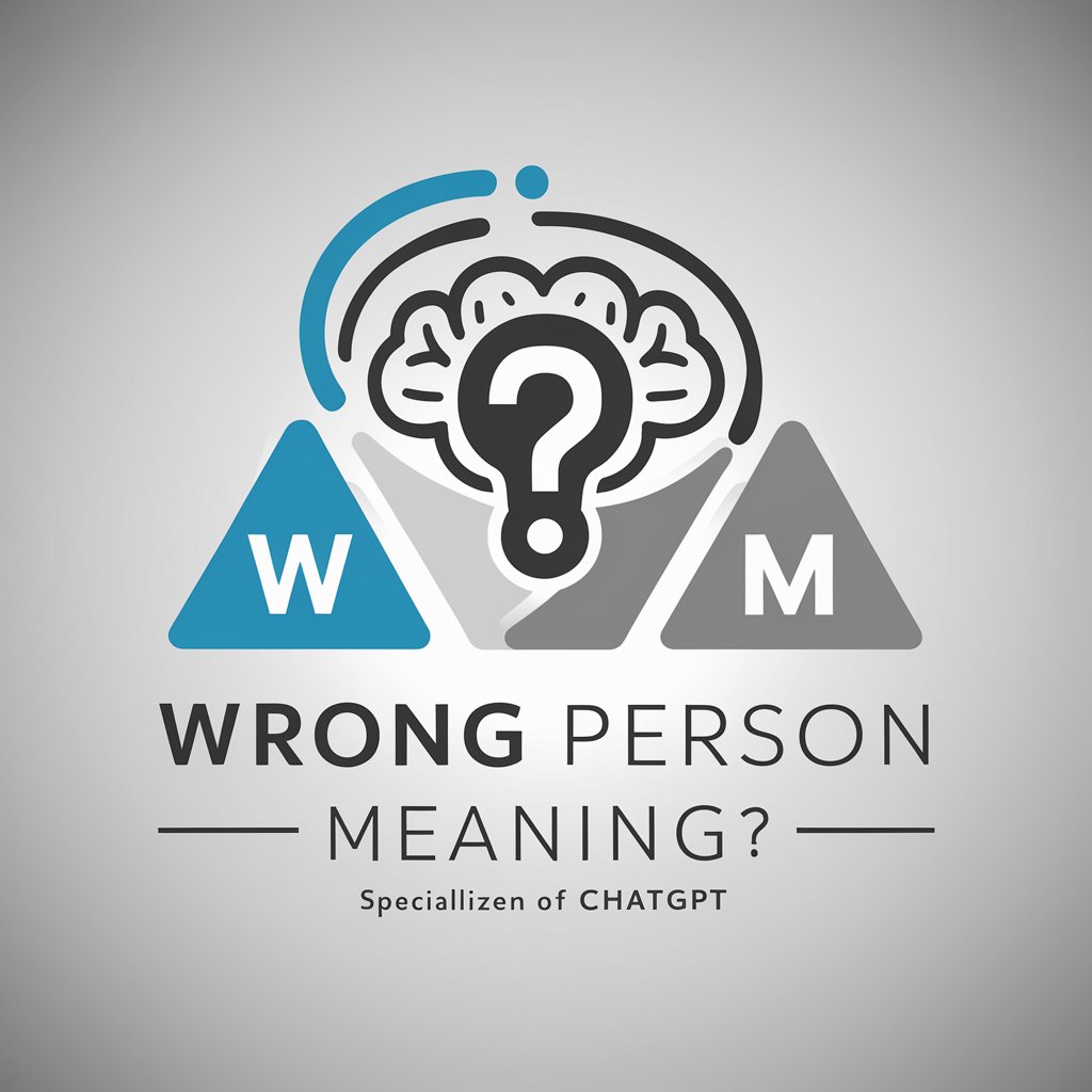 Wrong Person meaning?