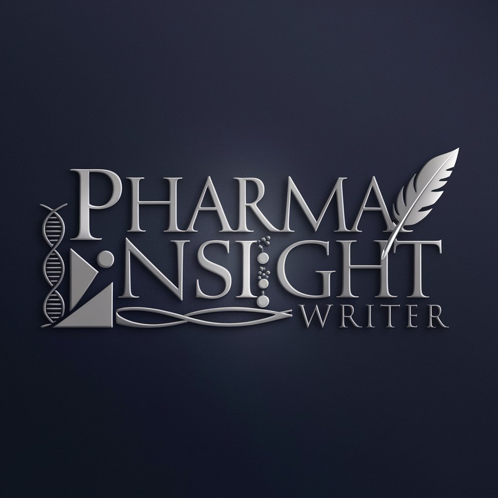 Pharma Insight Writer in GPT Store