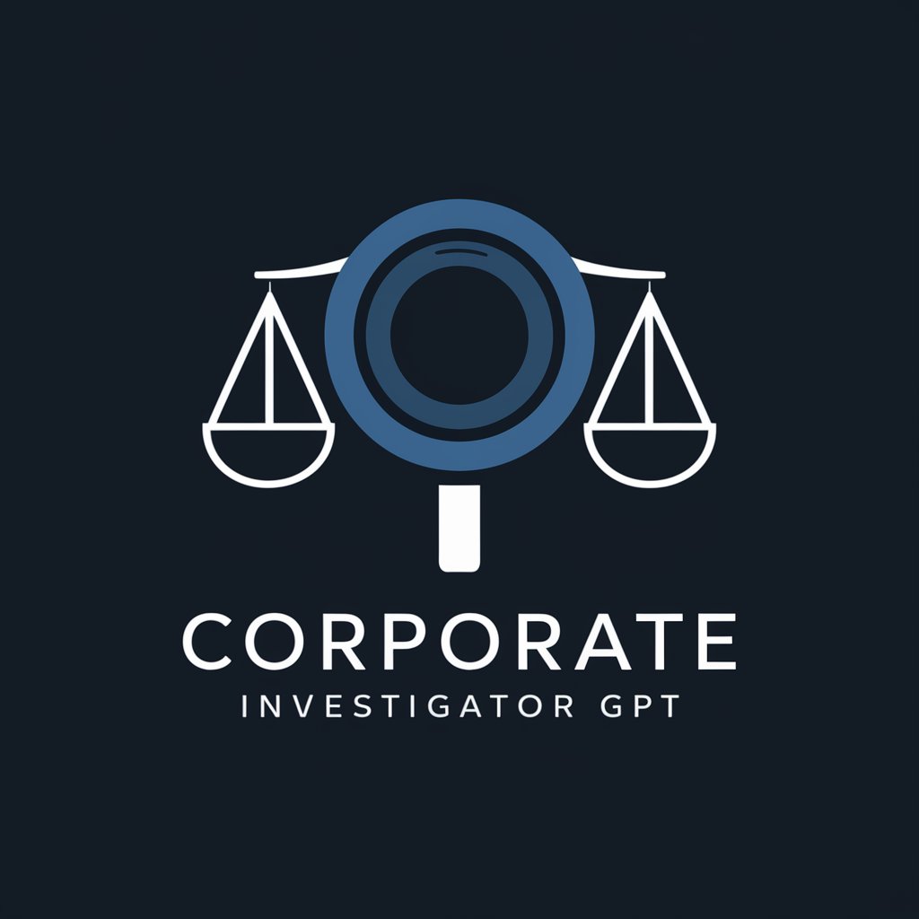 Corporate Investigator in GPT Store