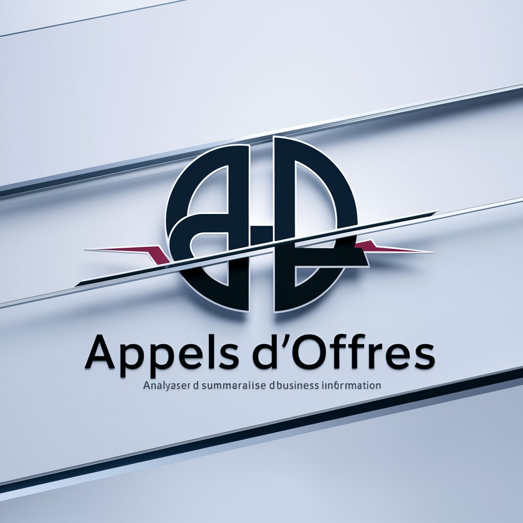 Appels d'offres in GPT Store