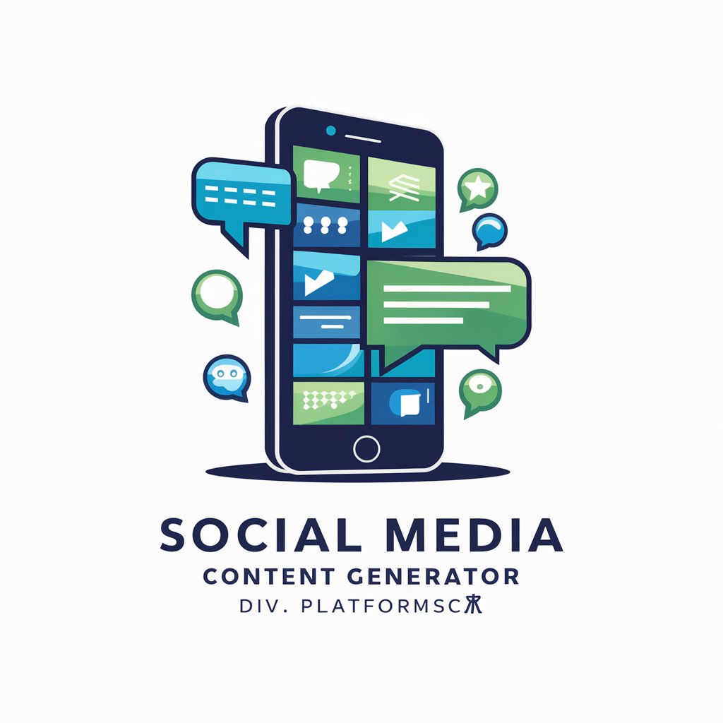 🌟Social Media Content Generator Div. Platforms📱