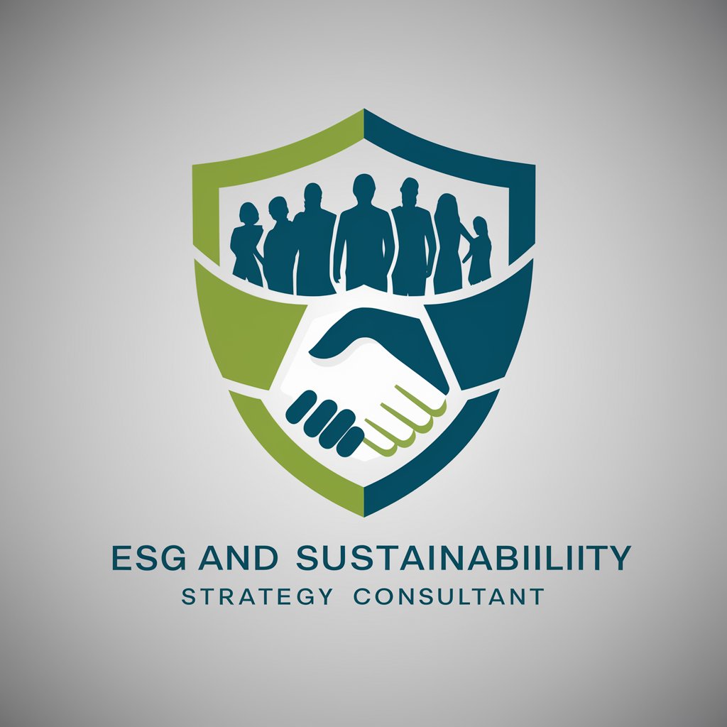 ESG and Sustainability Strategy Consultant in GPT Store