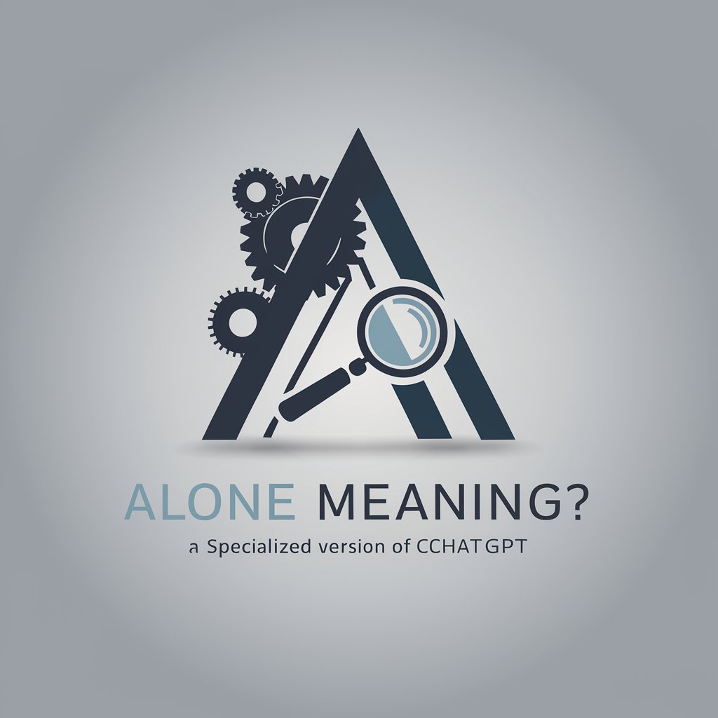 Alone meaning?