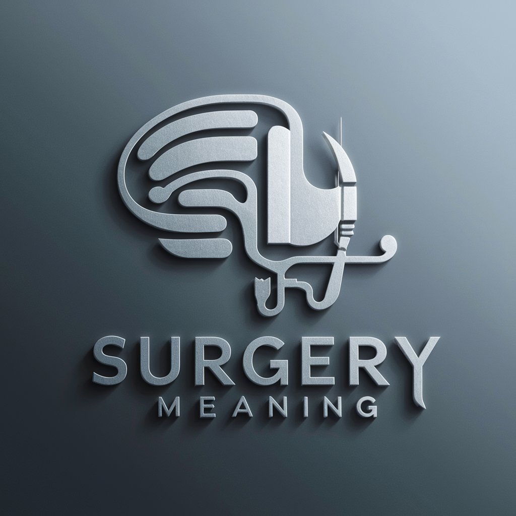 Surgery meaning?