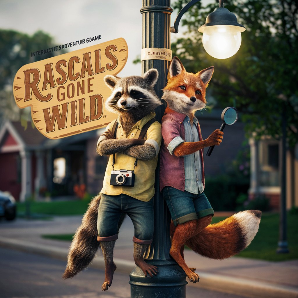 Rascals Gone Wild, a text adventure game in GPT Store