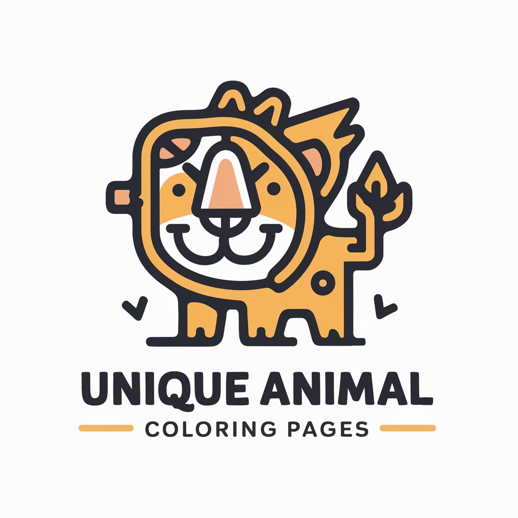 Unique Animal Coloring Pages in GPT Store