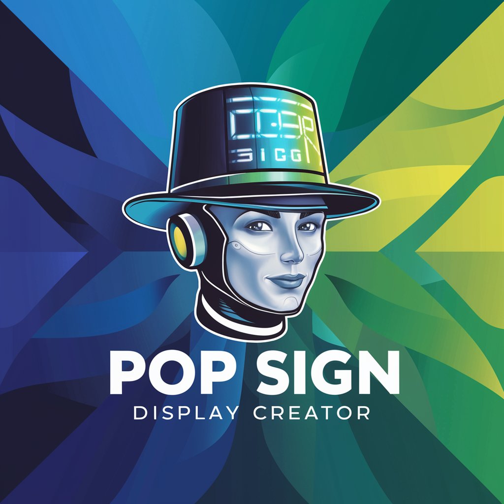 POP SIGN Display Creator