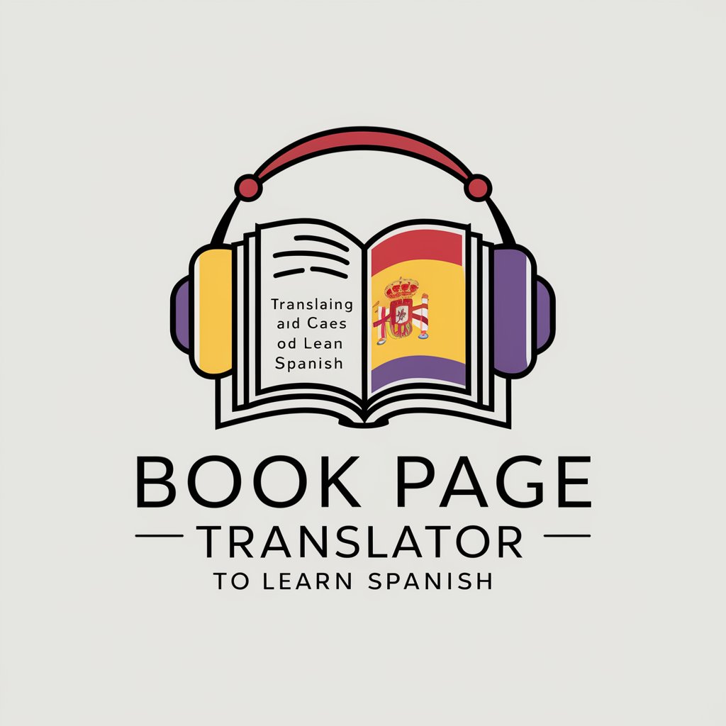 Book Page Translator To Learn {Language} - Spanish