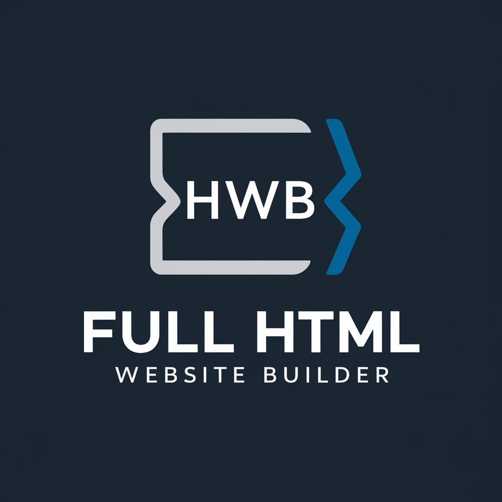 Full HTML Website Builder in GPT Store