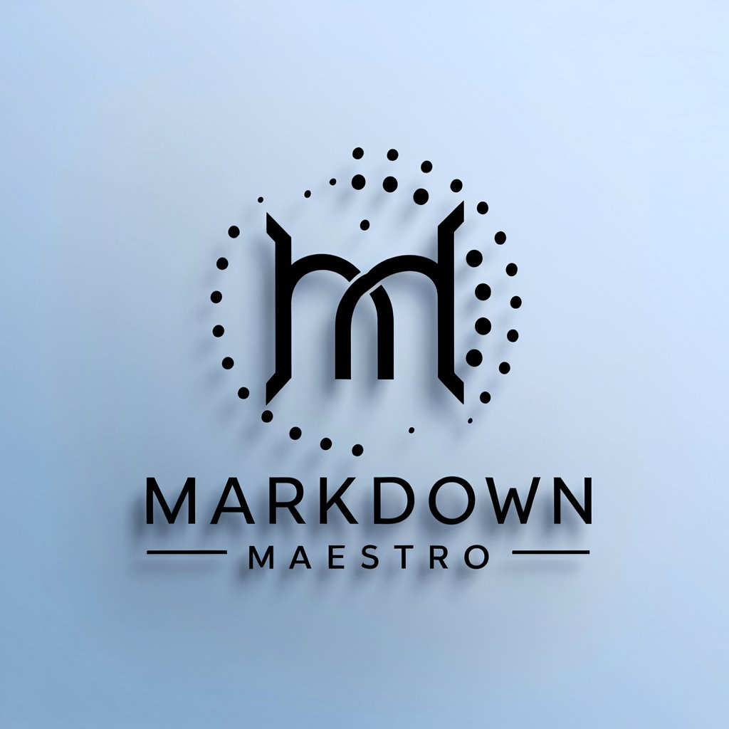 Markdown Maestro in GPT Store