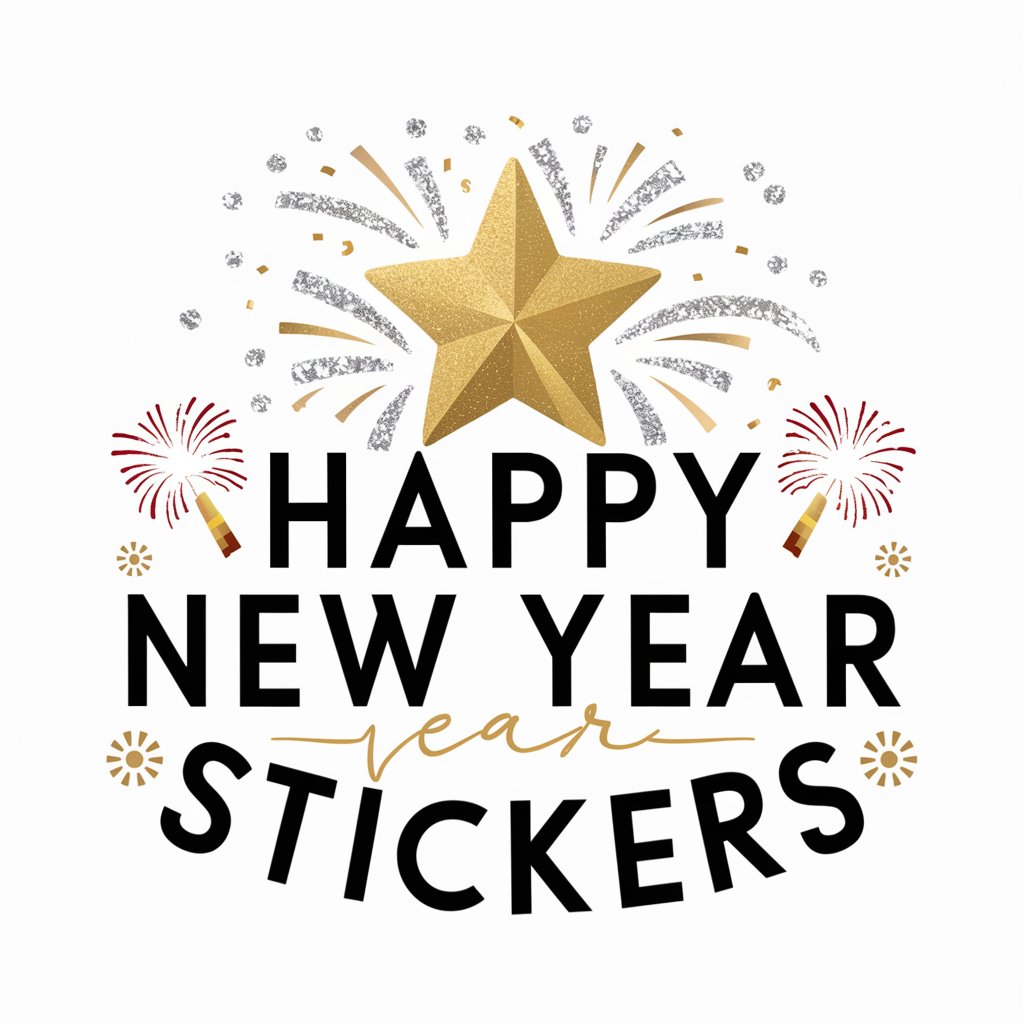 Happy New Year Stickers