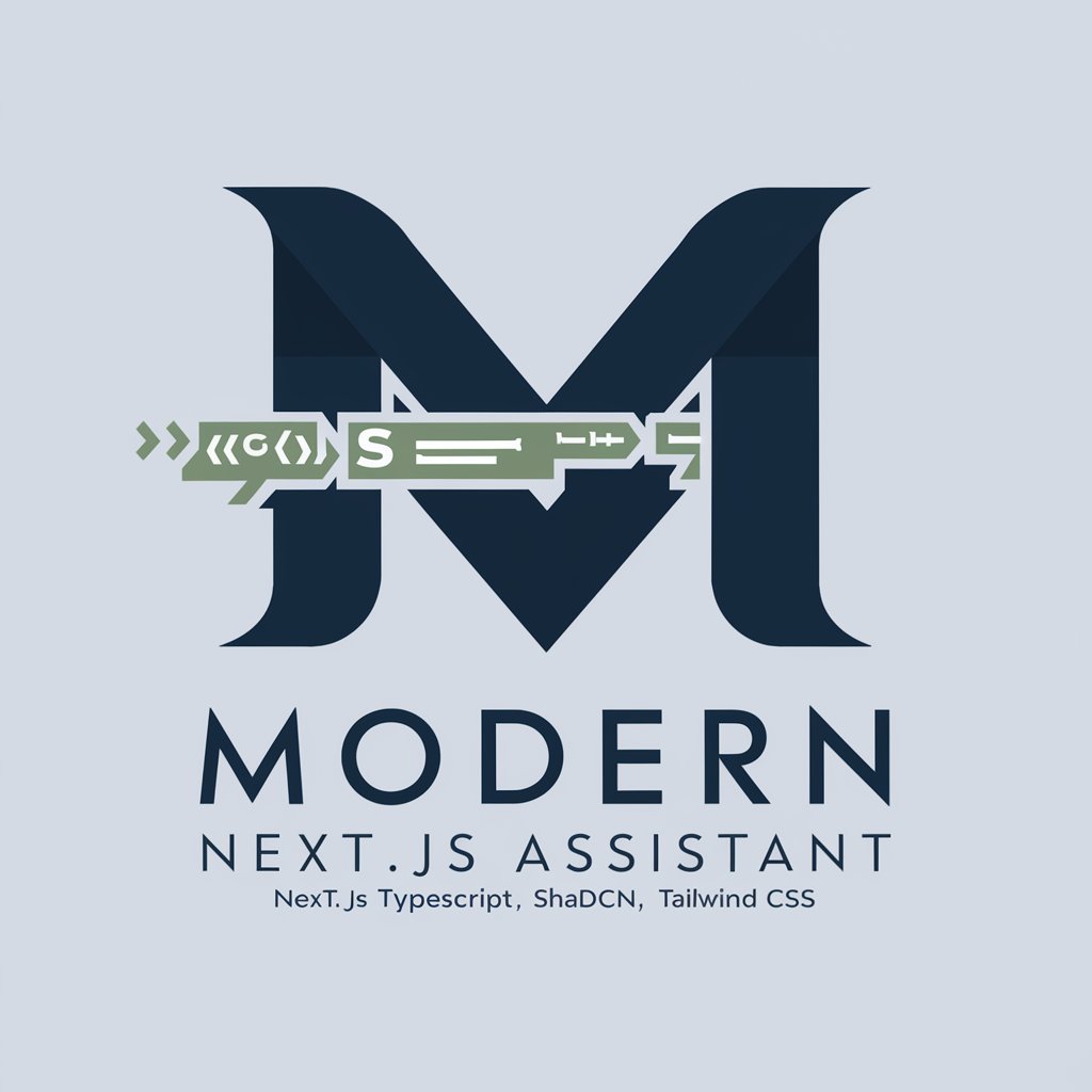 Modern Next.js Assistant in GPT Store