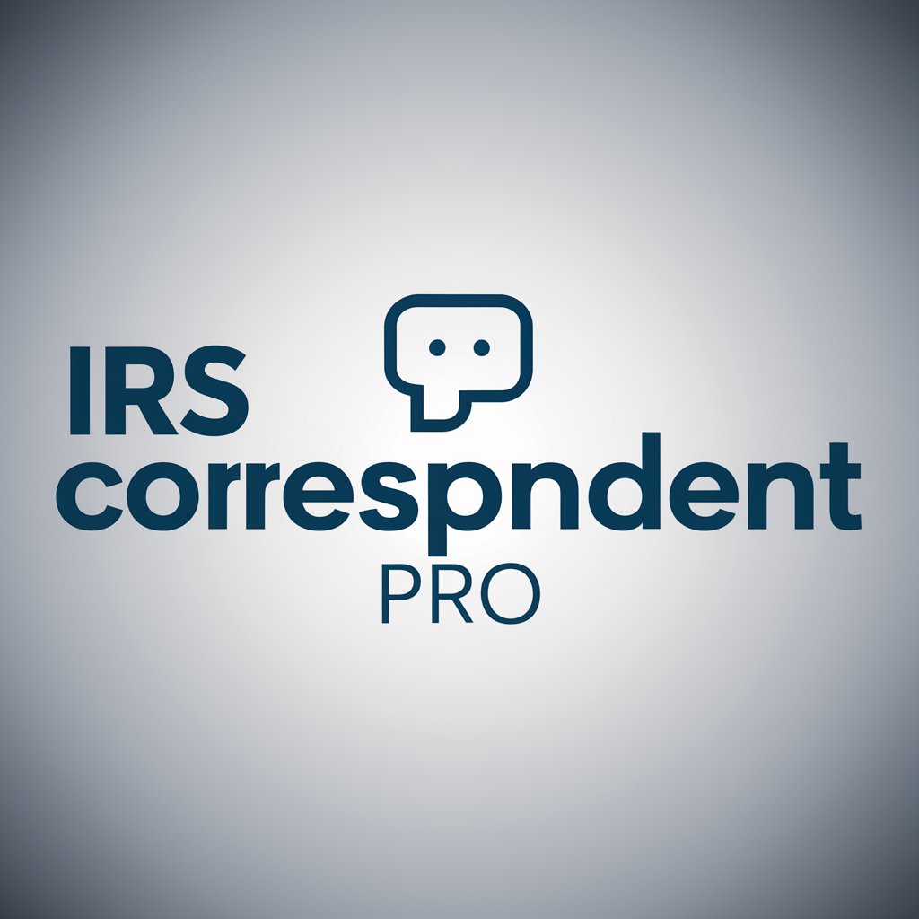 IRS Correspondent Pro in GPT Store