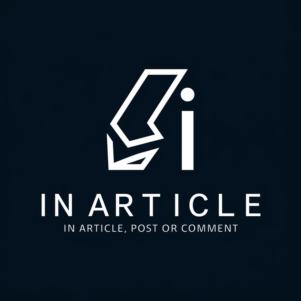 In Article, Post or Comment