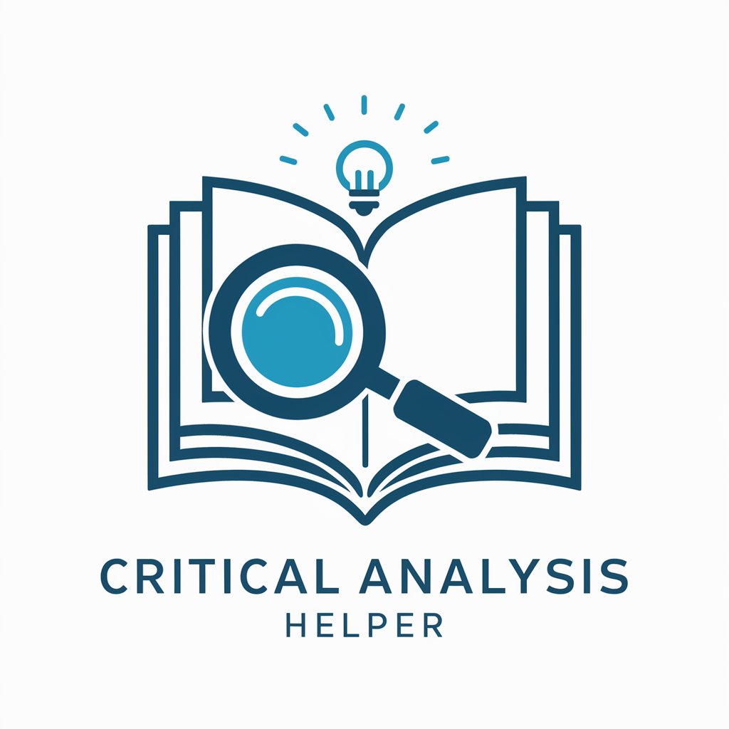 Critical Analysis Helper in GPT Store