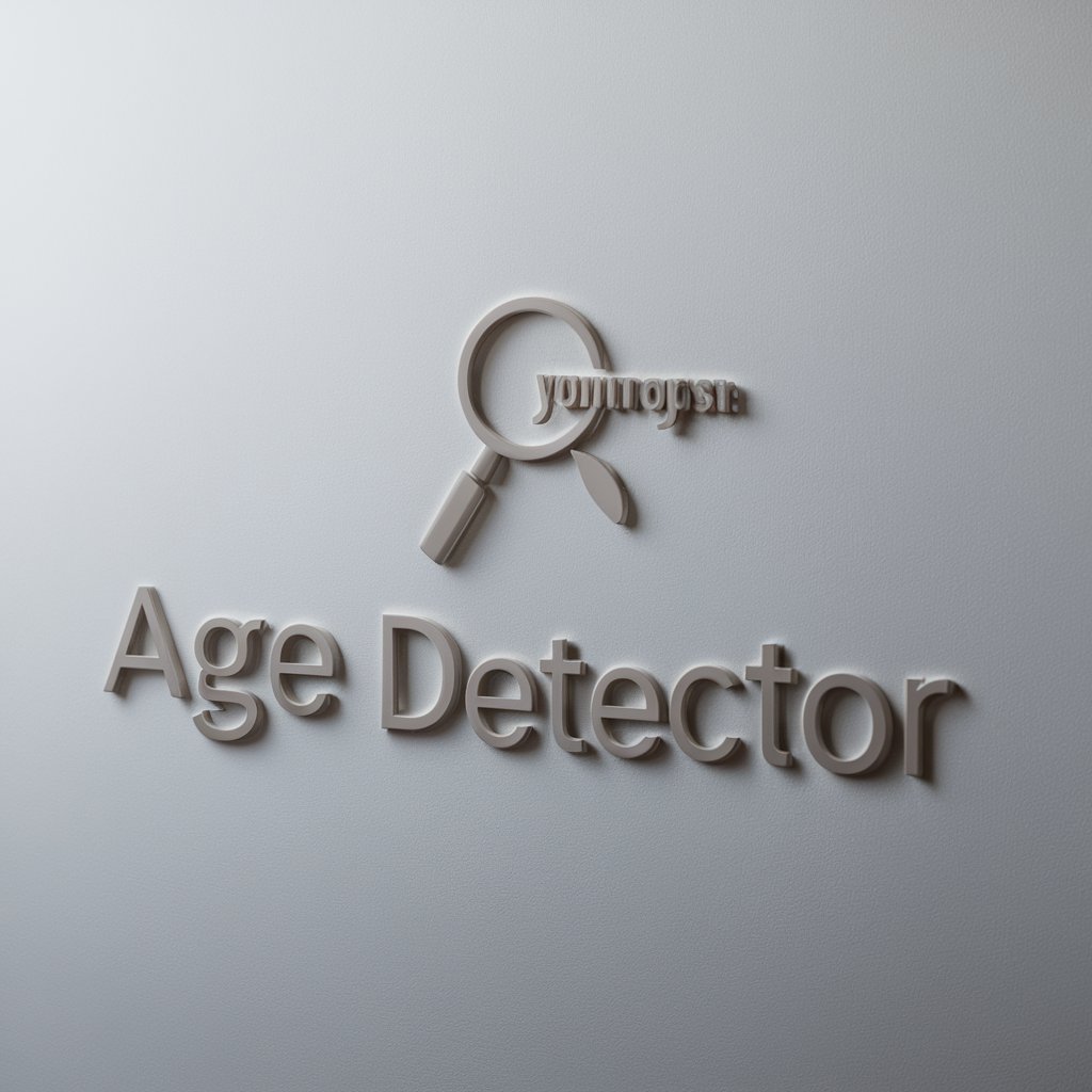 AGE DETECTOR BY ARCritic in GPT Store