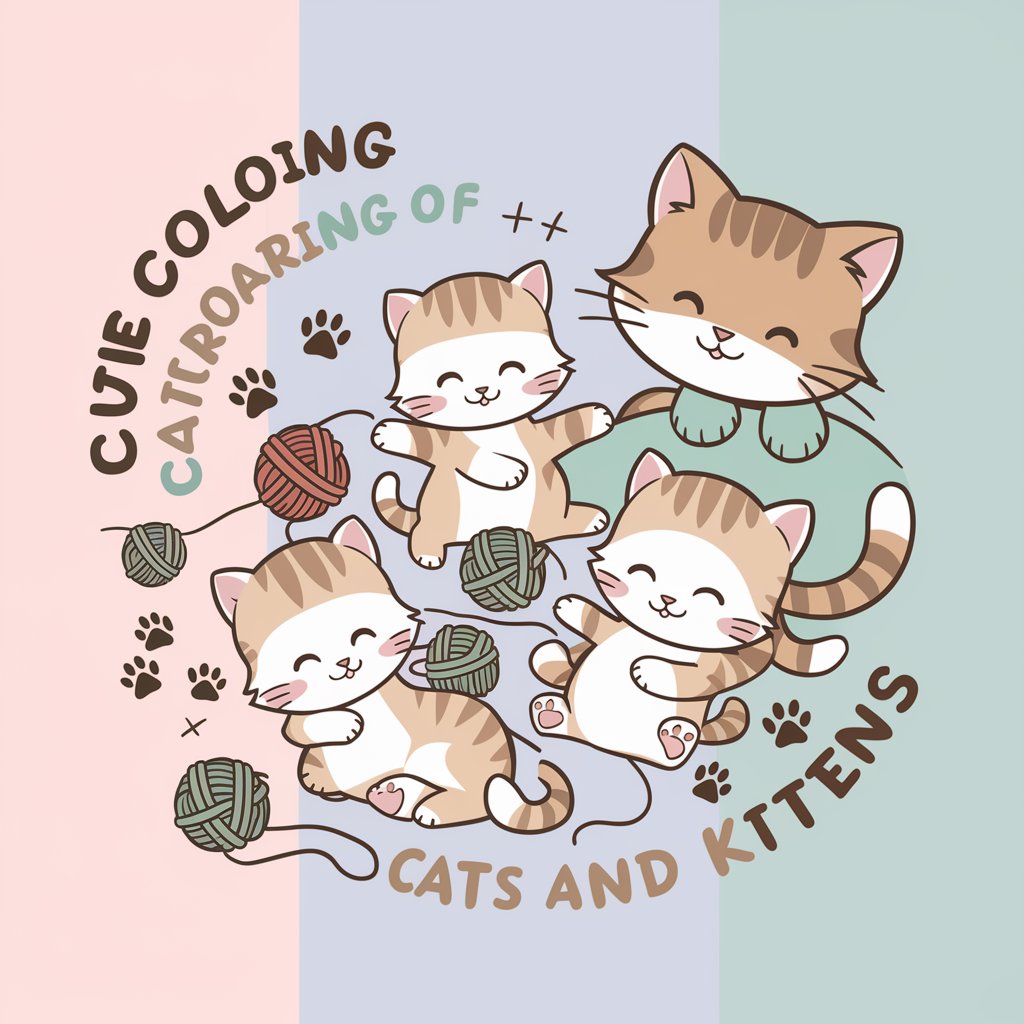 Cute Coloring Pages Of Cats And Kittens in GPT Store