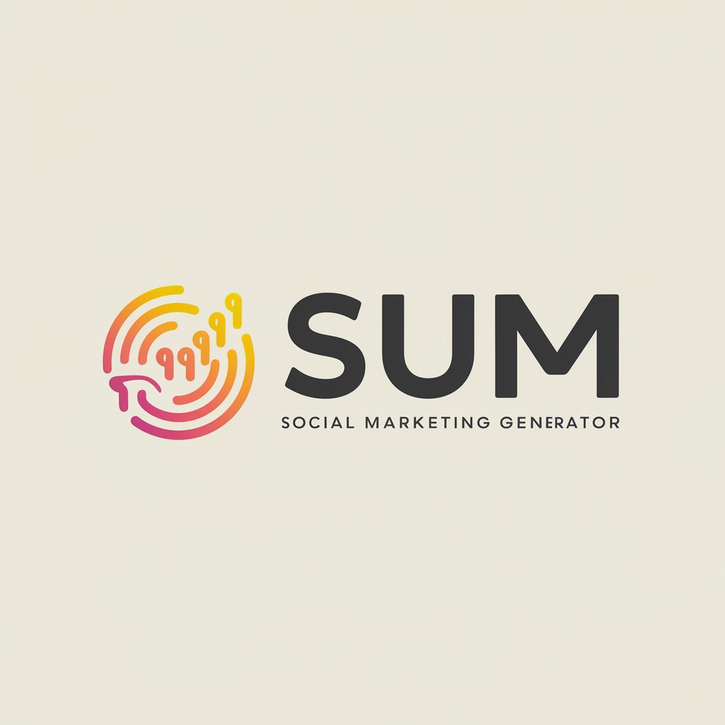SUM Social Marketing Generator in GPT Store