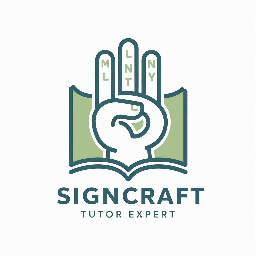 👐 SignCraft Tutor Expert 🤟