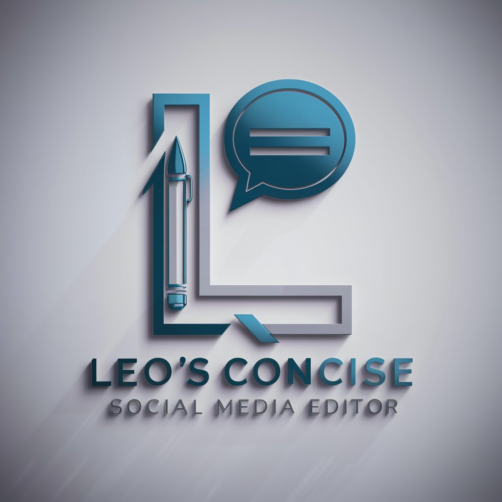 Leo's Concise Social Media Editor in GPT Store