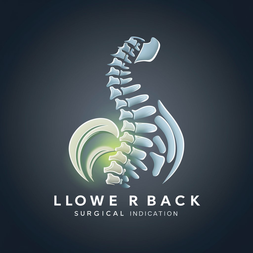 Surgical Indications for Low Back Pain in GPT Store