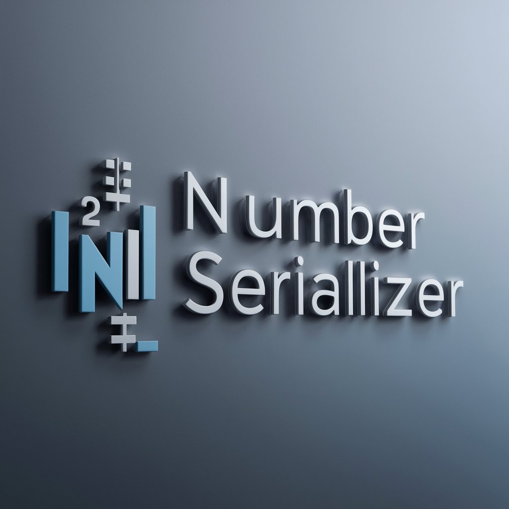 Number Serializer in GPT Store