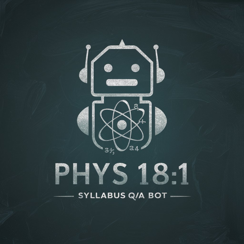 PHYS 181 Syllabus Q/A bot in GPT Store