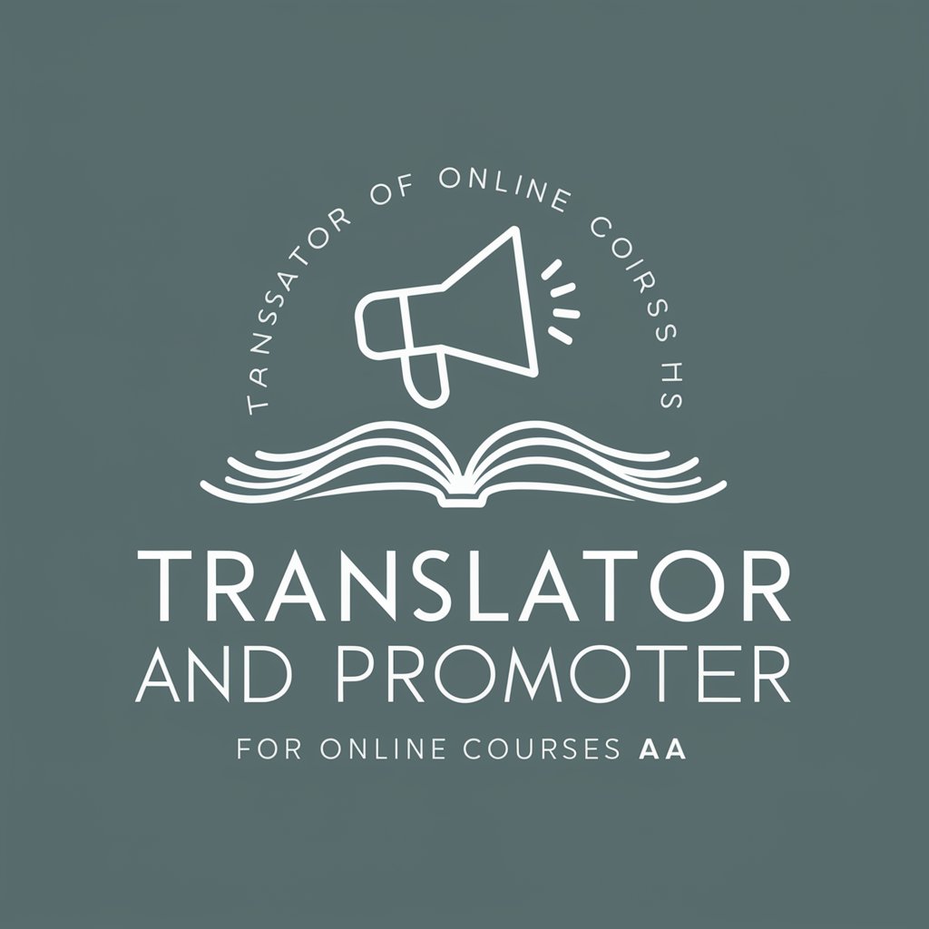 Translator and Promoter for Online Courses AA