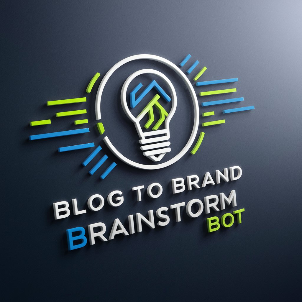 Blog to Brand Brainstorm Bot in GPT Store