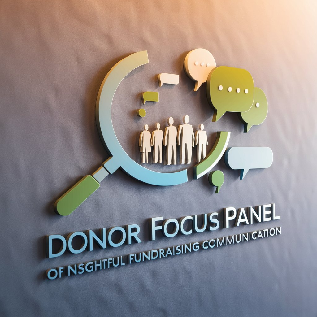 Donor Focus Panel in GPT Store