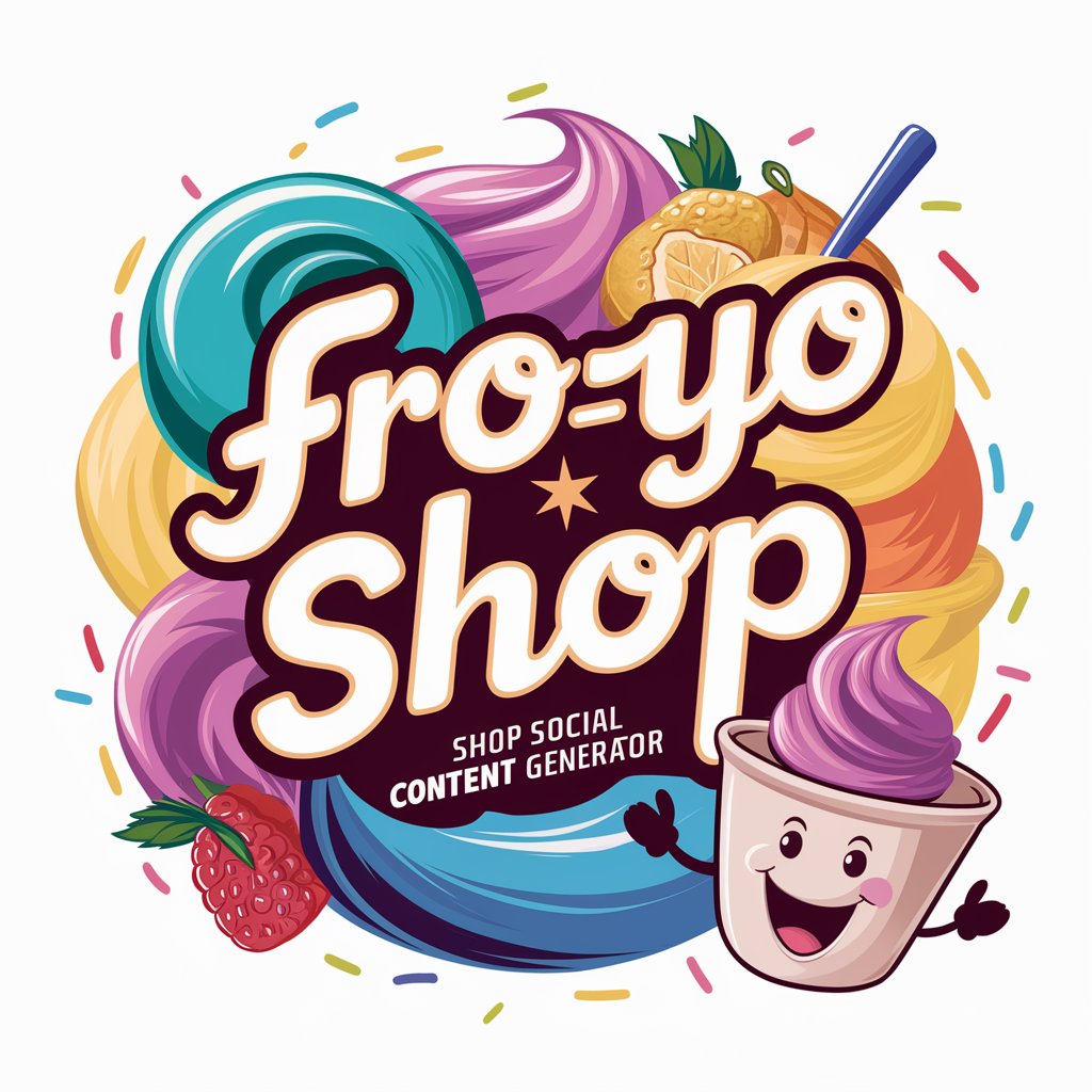 Fro-Yo Shop Social Content Generator in GPT Store