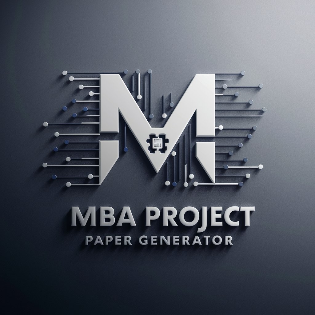 MBA Project Paper Generator