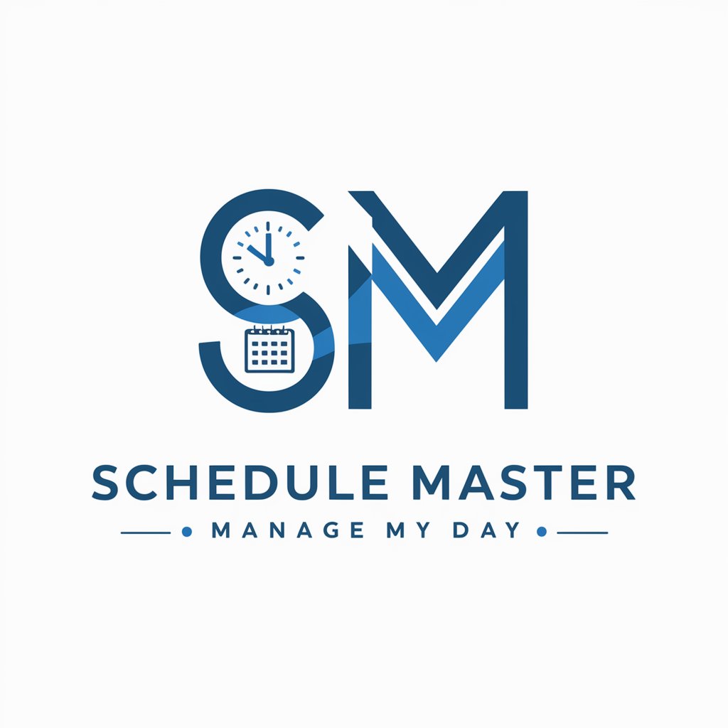 Schedule Master - Manage My Day in GPT Store