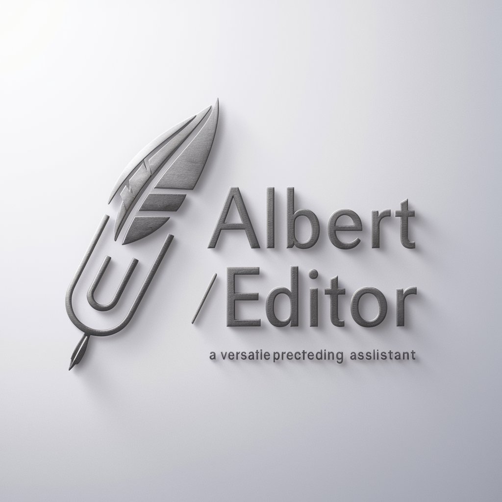 Albert /Editor in GPT Store