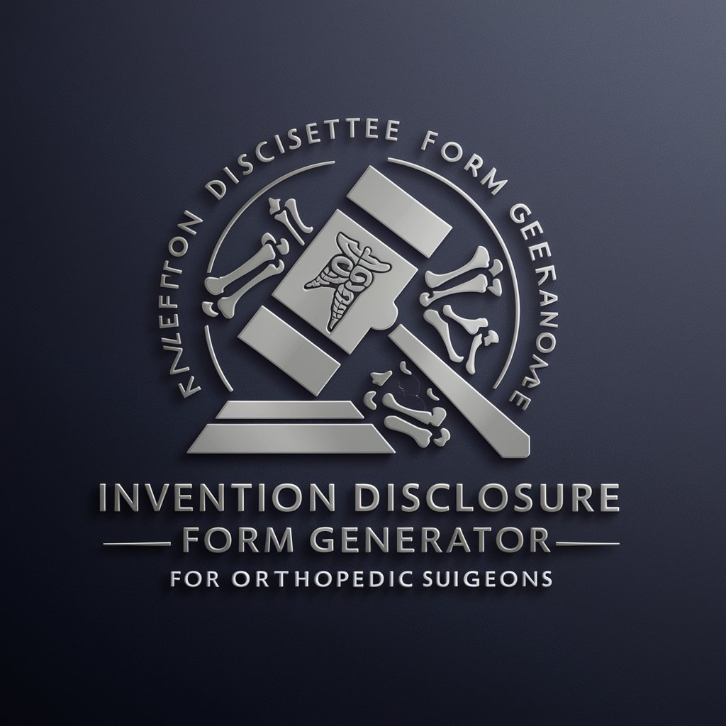 Invention Disclosure Form Generator in GPT Store