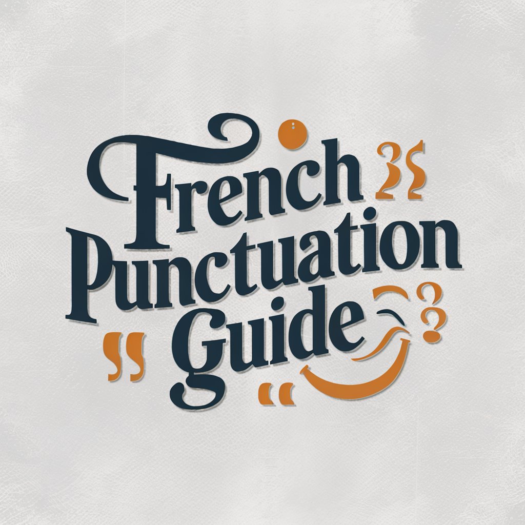 French Punctuation Guide in GPT Store