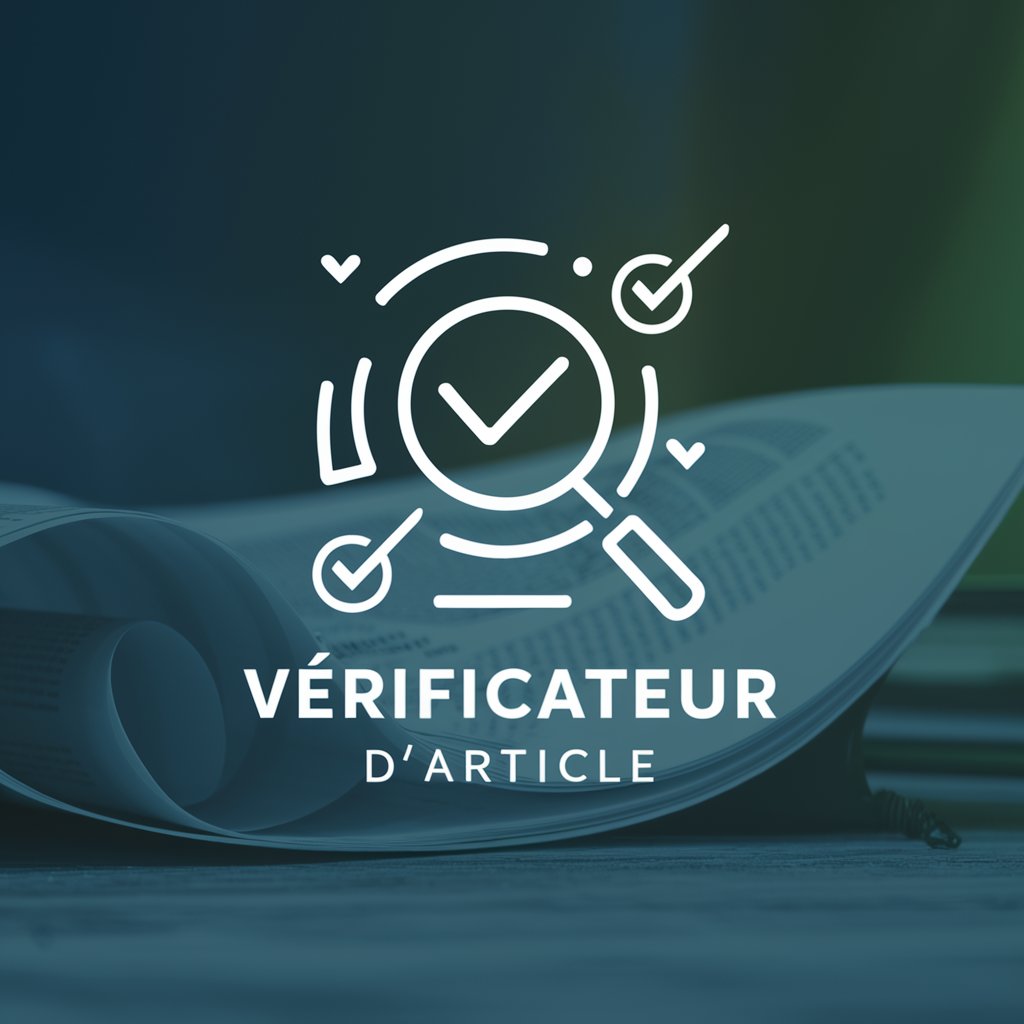 Vérificateur d'article in GPT Store