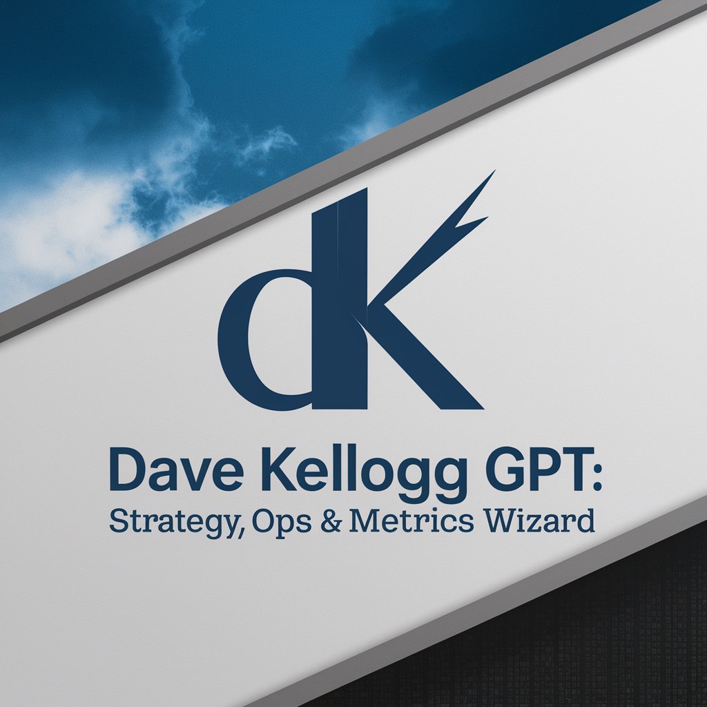 Dave Kellogg GPT:  Strategy, Ops, & Metrics Wizard in GPT Store