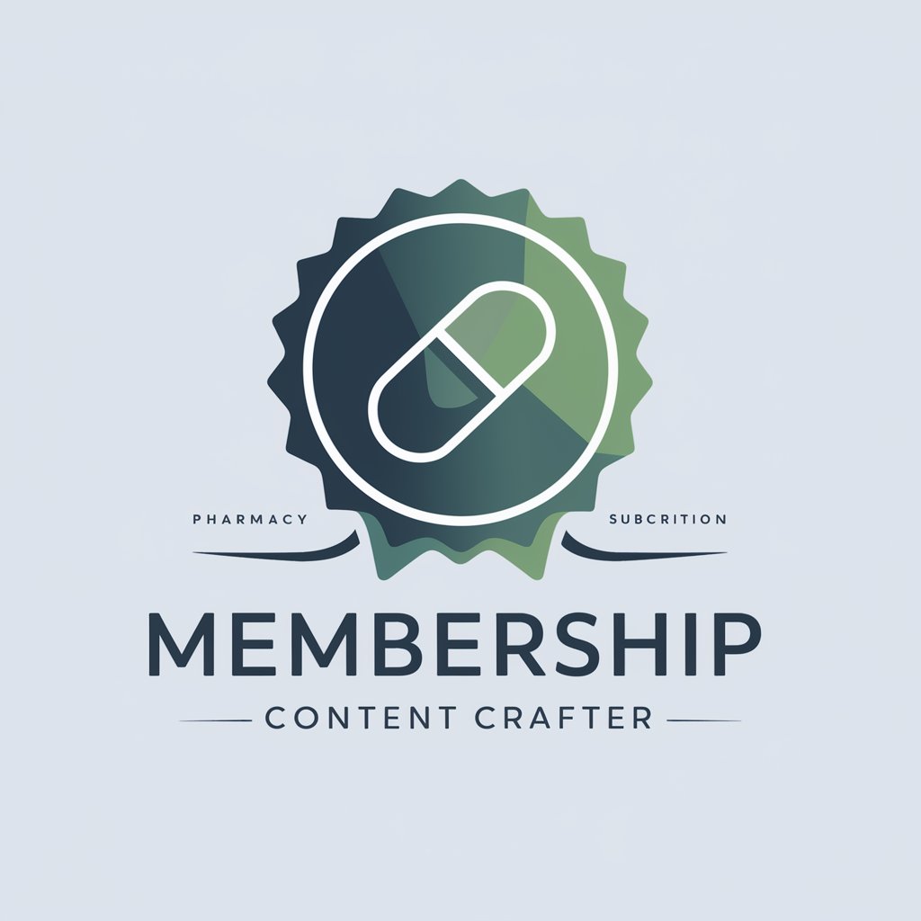 Membership Pharmacy Content Crafter