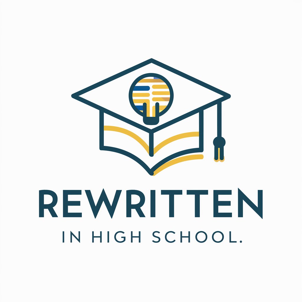 Rewriten in High School in GPT Store