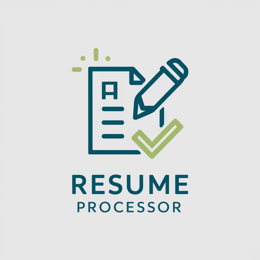 Resume Processor in GPT Store