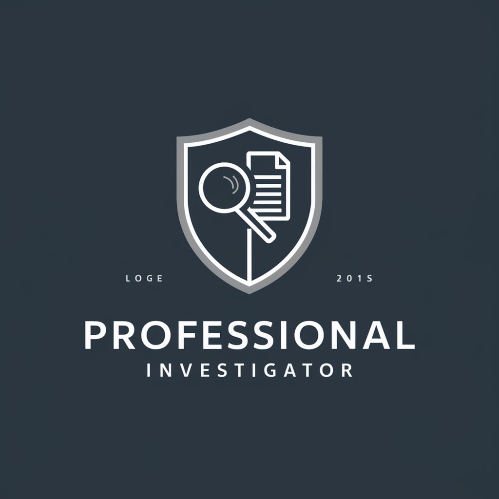 Professional Investigator in GPT Store