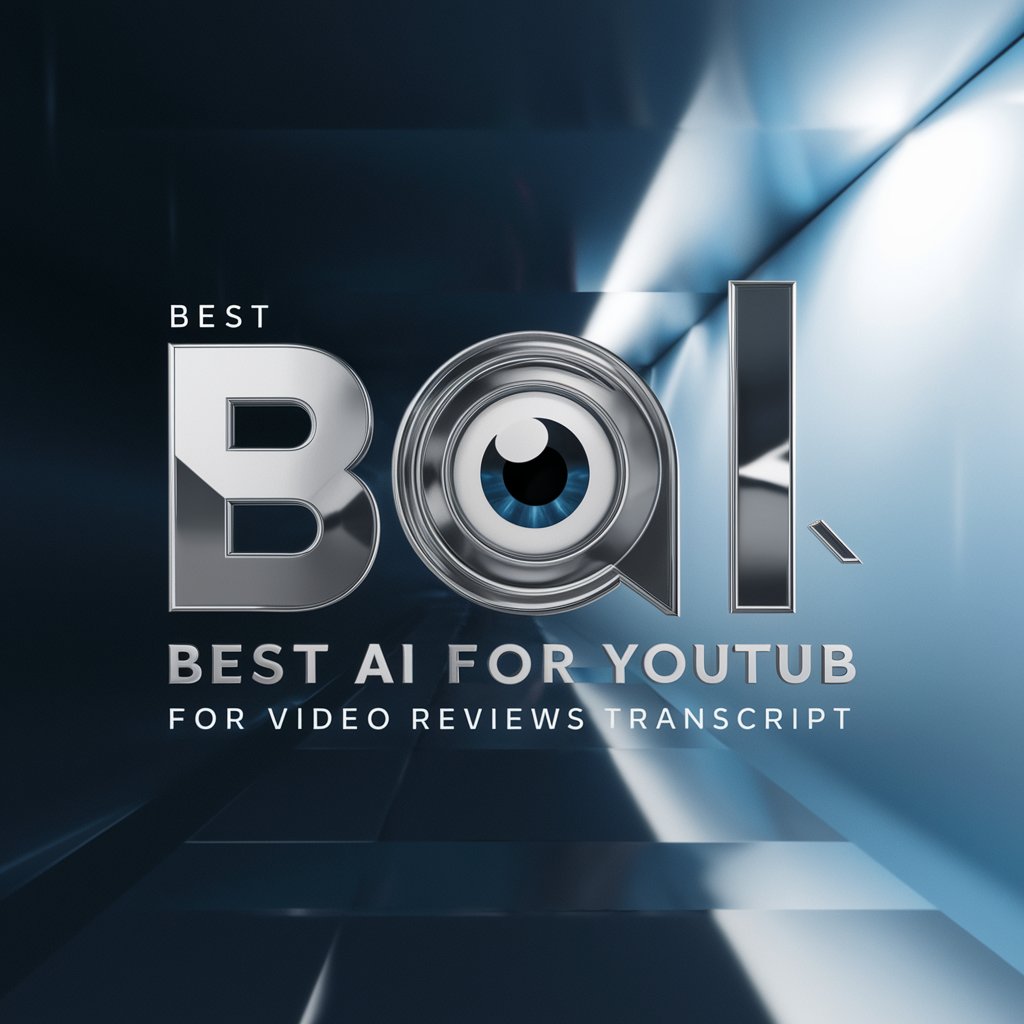 Best AI for YouTub for Video Reviews Transcript in GPT Store