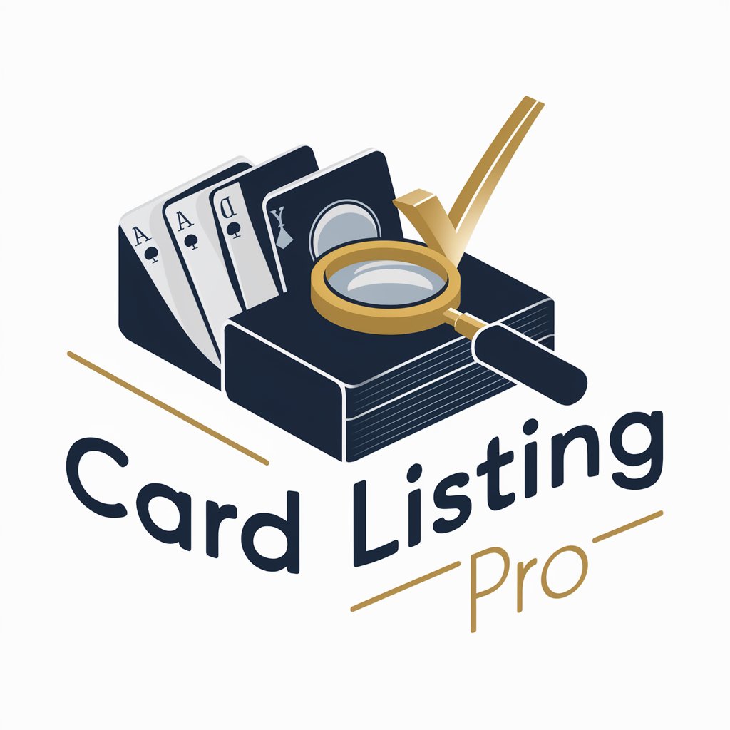 Card Listing Pro in GPT Store