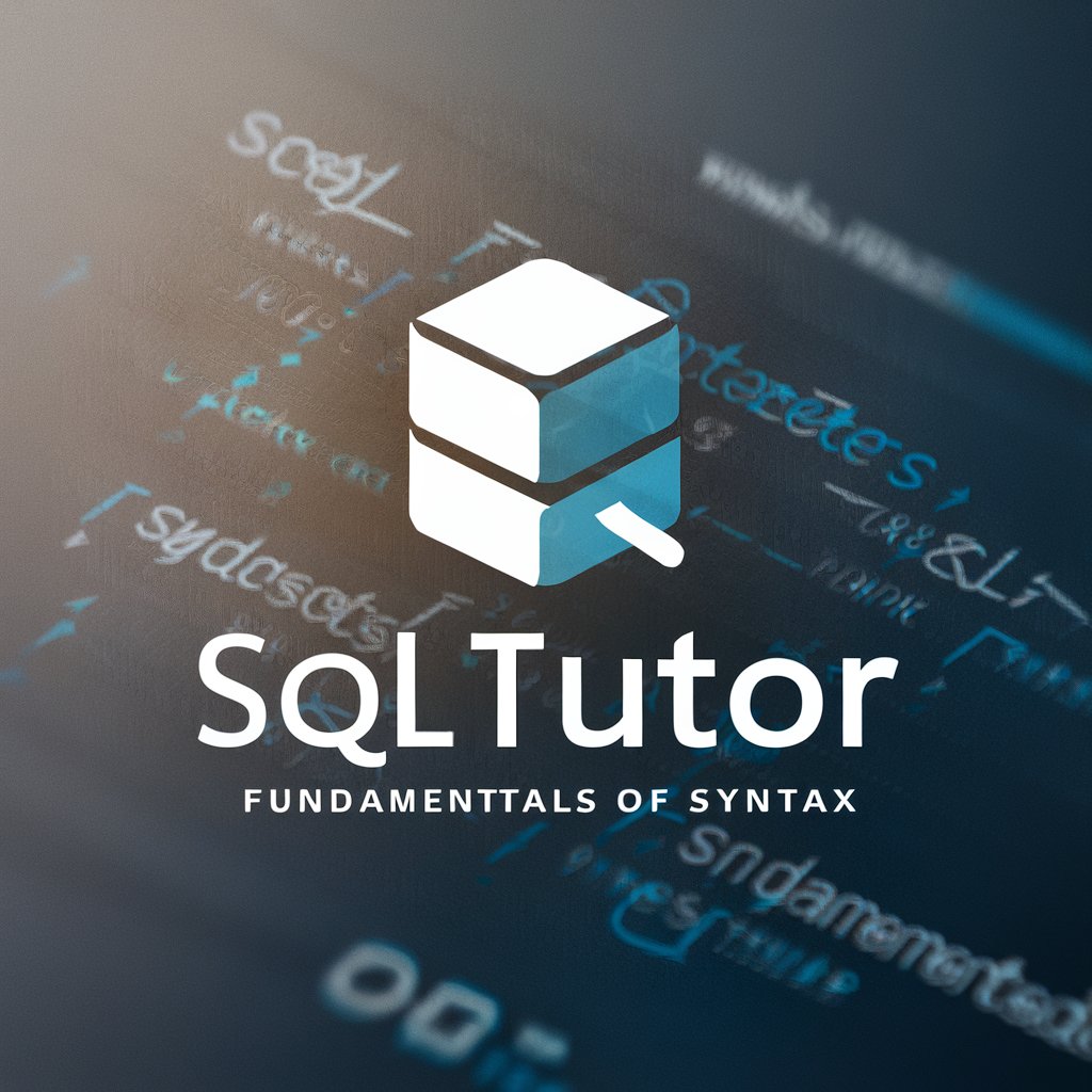 SQL Tutor:  Fundamentals of Syntax in GPT Store