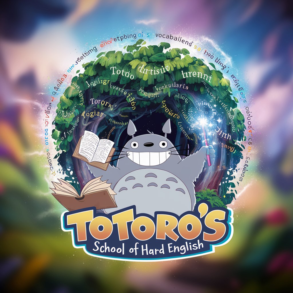 Totoro's School of Hard English in GPT Store